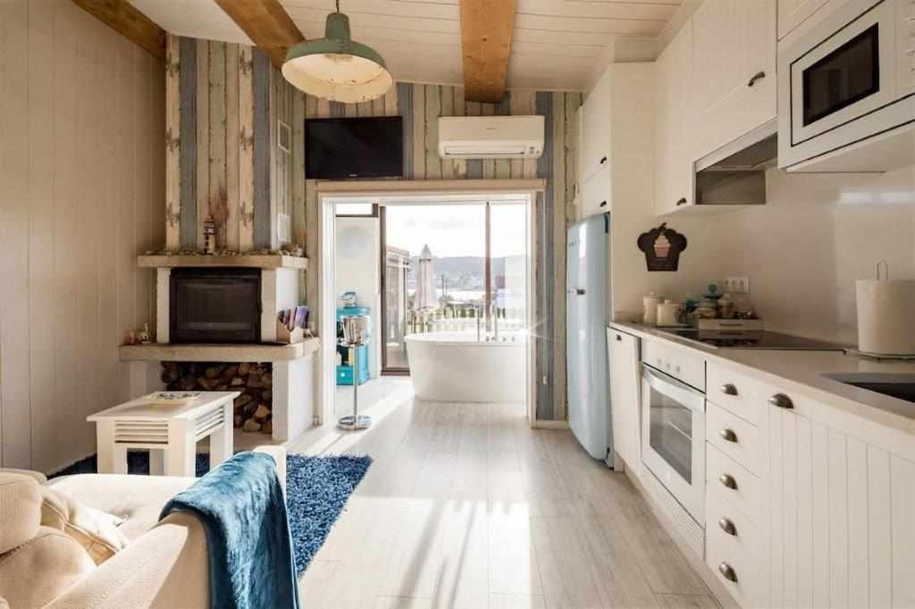 Brens Mar No Camino Terraza Banera Con Vista Al Mar 빌라 외부 사진